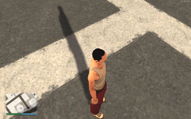 GTA San Andreas CJ White player.img Mod  GTAinside.com